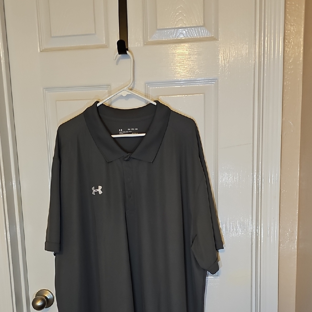 Under Armour Men's Dark Gray Polo Shirt
